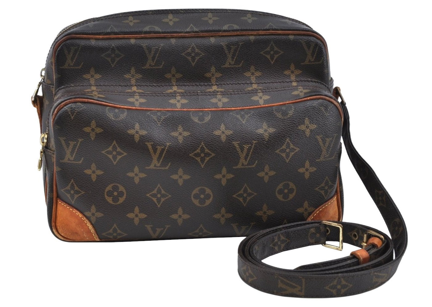 Authentic Louis Vuitton Monogram Nile Shoulder Cross Body Bag M45244 Junk L0320