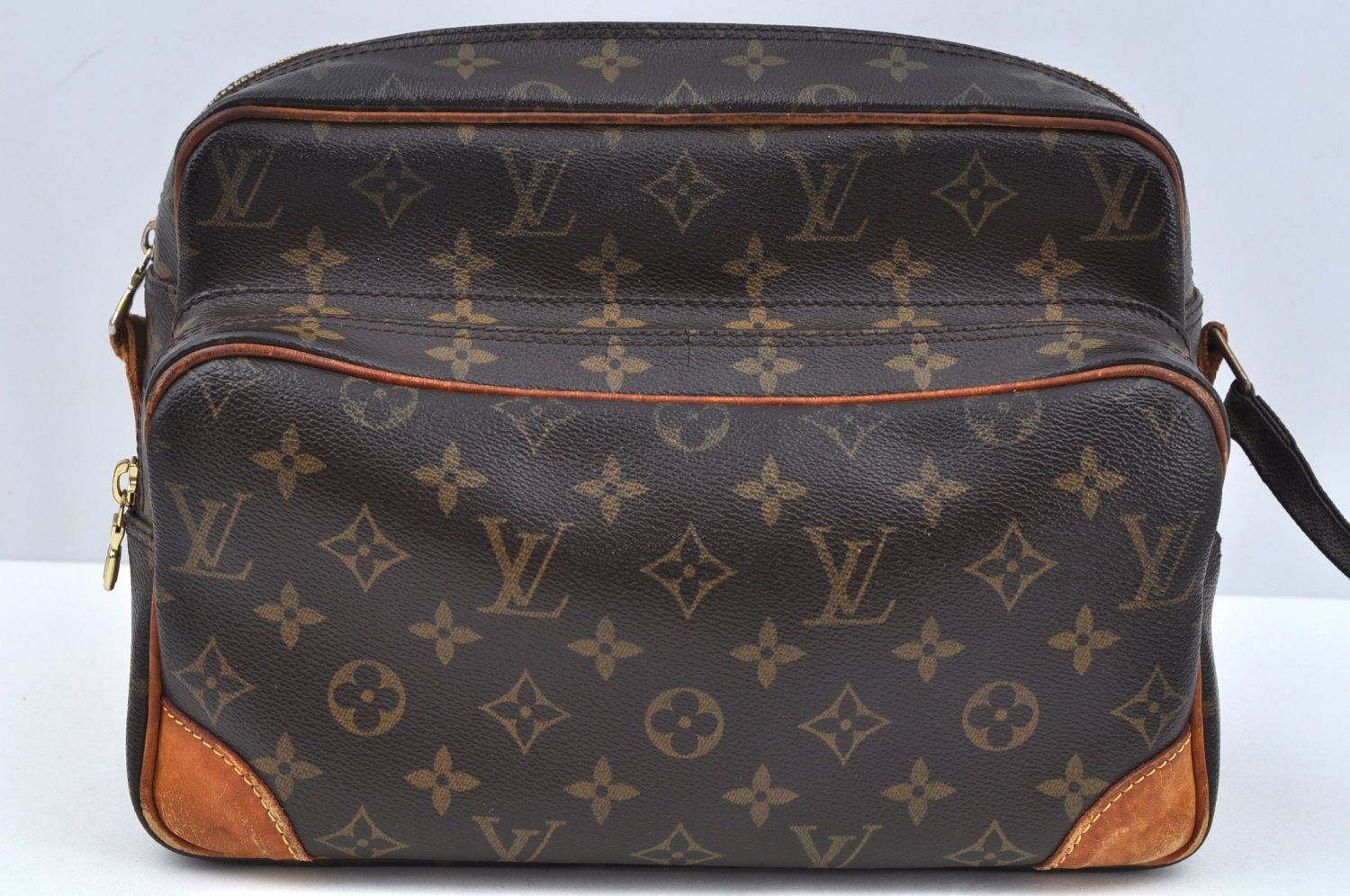 Authentic Louis Vuitton Monogram Nile Shoulder Cross Body Bag M45244 Junk L0320