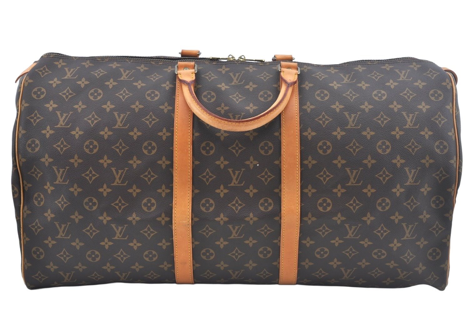 Authentic Louis Vuitton Monogram Keepall 60 Travel Boston Bag M41422 LV L0322