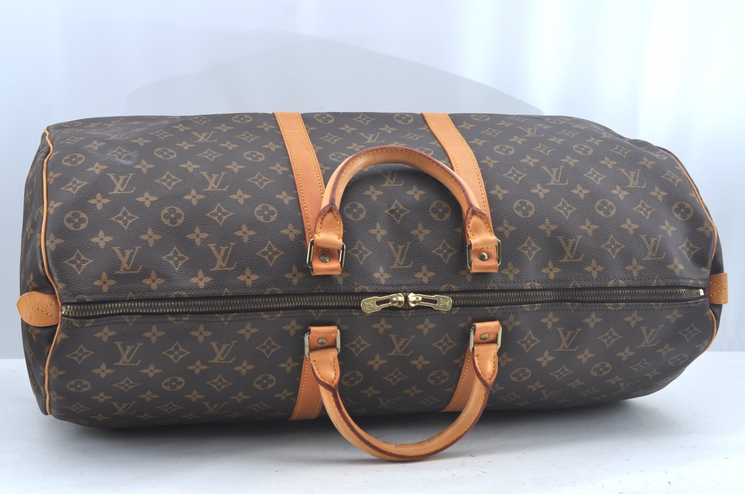 Authentic Louis Vuitton Monogram Keepall 60 Travel Boston Bag M41422 LV L0322