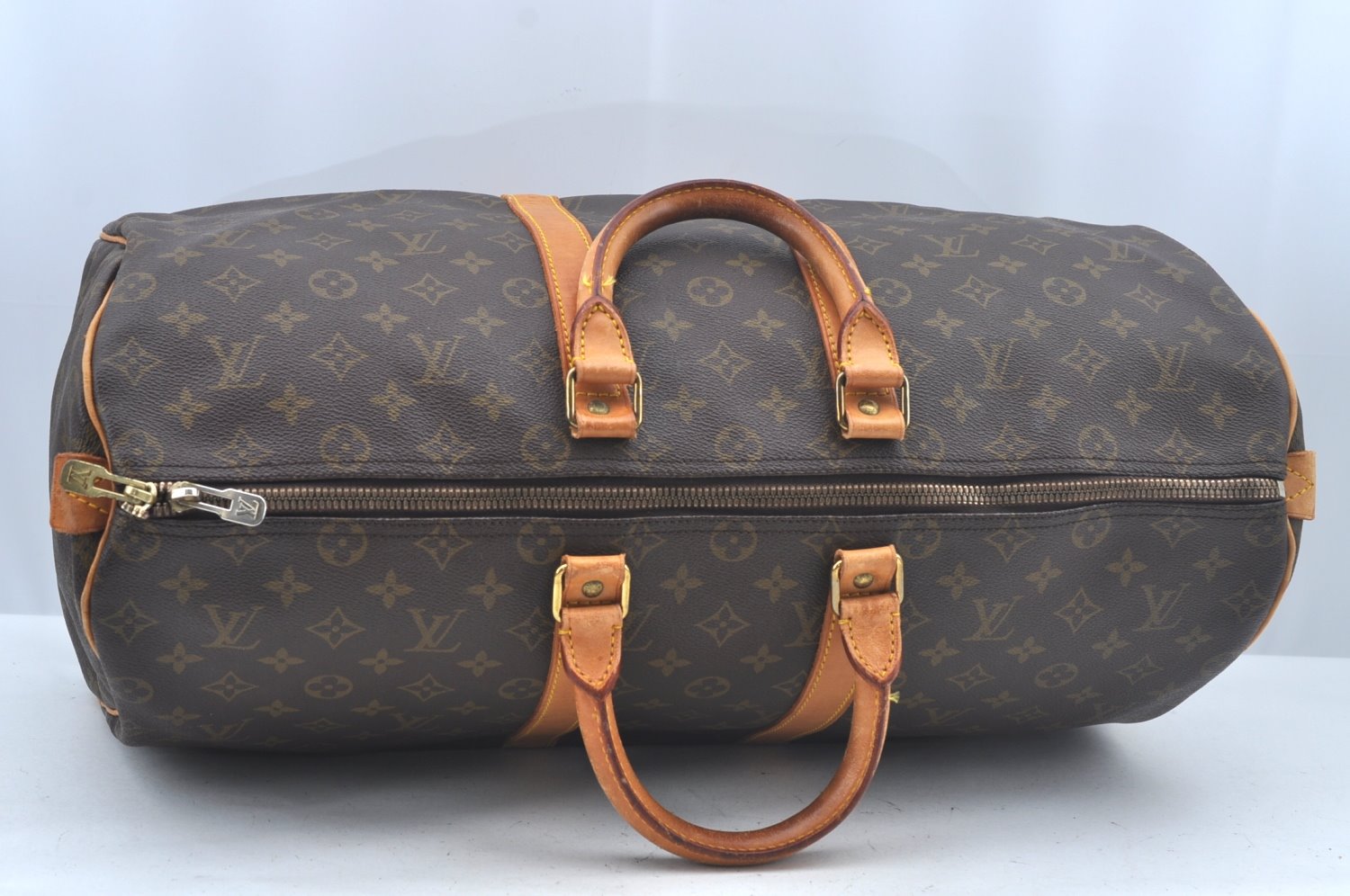 Authentic Louis Vuitton Monogram Keepall 50 Travel Boston Bag M41426 LV L0323