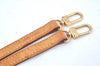 Authentic Louis Vuitton Leather Shoulder Strap 48" Beige LV L0326