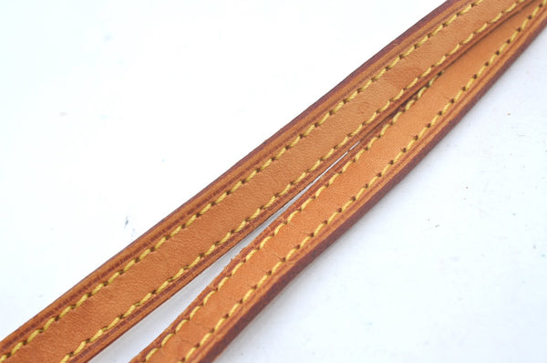 Authentic Louis Vuitton Leather Shoulder Strap 48" Beige LV L0326
