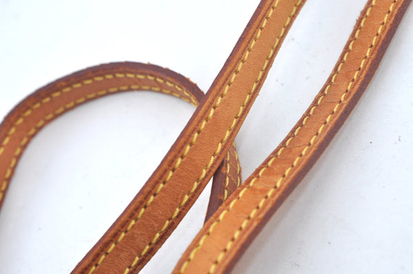 Authentic Louis Vuitton Leather Shoulder Strap 48" Beige LV L0326