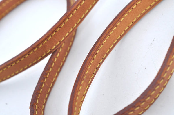 Authentic Louis Vuitton Leather Shoulder Strap 48" Beige LV L0326