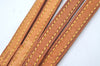 Authentic Louis Vuitton Leather Shoulder Strap 48" Beige LV L0326