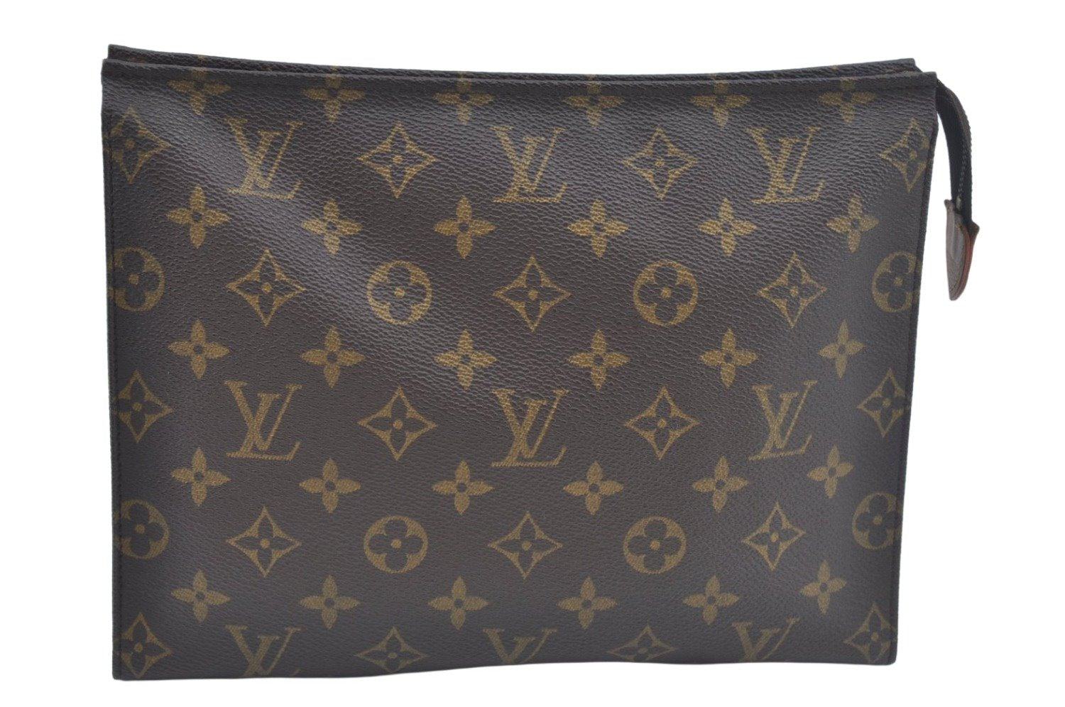 Authentic Louis Vuitton Monogram Poche Toilette 26 Cosmetics Pouch Junk L0329