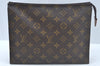Authentic Louis Vuitton Monogram Poche Toilette 26 Cosmetics Pouch Junk L0329