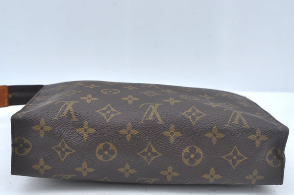 Authentic Louis Vuitton Monogram Poche Toilette 26 Cosmetics Pouch Junk L0329
