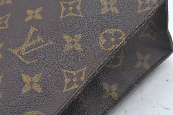 Authentic Louis Vuitton Monogram Poche Toilette 26 Cosmetics Pouch Junk L0329