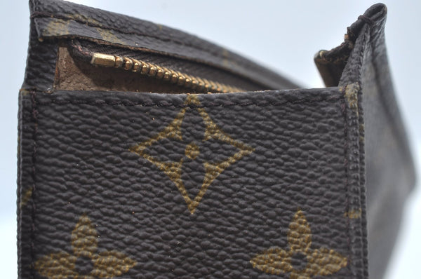 Authentic Louis Vuitton Monogram Poche Toilette 26 Cosmetics Pouch Junk L0329