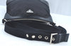 Authentic PRADA Nylon Tessuto Leather Shoulder Cross Body Bag Black L0330