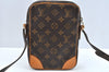 Authentic Louis Vuitton Monogram Danube Shoulder Cross Body Bag M45266 LV L0331