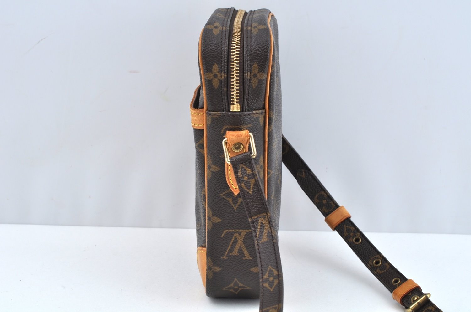 Authentic Louis Vuitton Monogram Danube Shoulder Cross Body Bag M45266 LV L0331