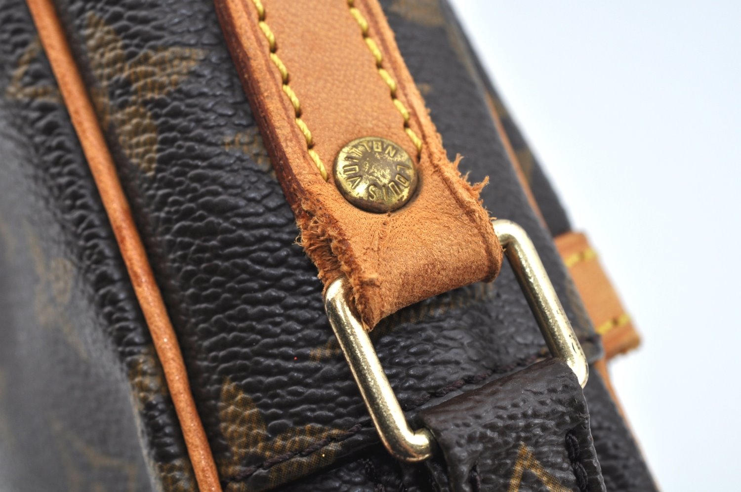 Authentic Louis Vuitton Monogram Danube Shoulder Cross Body Bag M45266 LV L0331