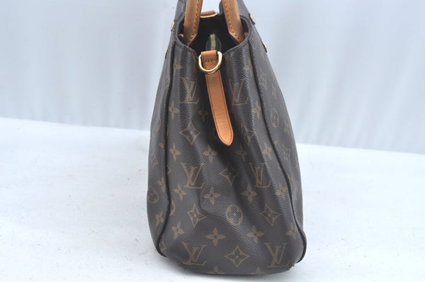 Authentic Louis Vuitton Monogram Montaigne MM 2Way Hand Bag M41056 LV L0332