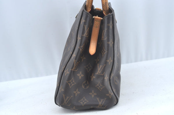 Authentic Louis Vuitton Monogram Montaigne MM 2Way Hand Bag M41056 LV L0332