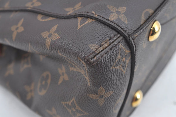 Authentic Louis Vuitton Monogram Montaigne MM 2Way Hand Bag M41056 LV L0332