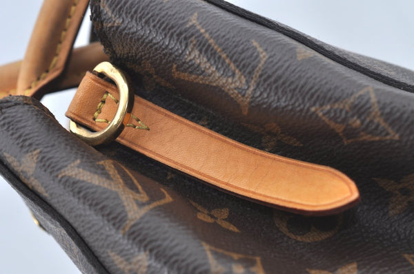Authentic Louis Vuitton Monogram Montaigne MM 2Way Hand Bag M41056 LV L0332