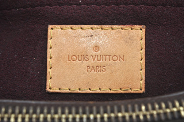 Authentic Louis Vuitton Monogram Montaigne MM 2Way Hand Bag M41056 LV L0332