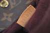 Authentic Louis Vuitton Monogram Montaigne MM 2Way Hand Bag M41056 LV L0332