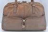 Authentic FENDI Shoulder Bag Leather Brown L0334