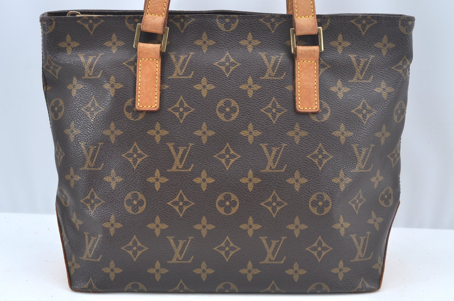 Authentic Louis Vuitton Monogram Cabas Piano Shoulder Tote Bag M51148 LV L0335