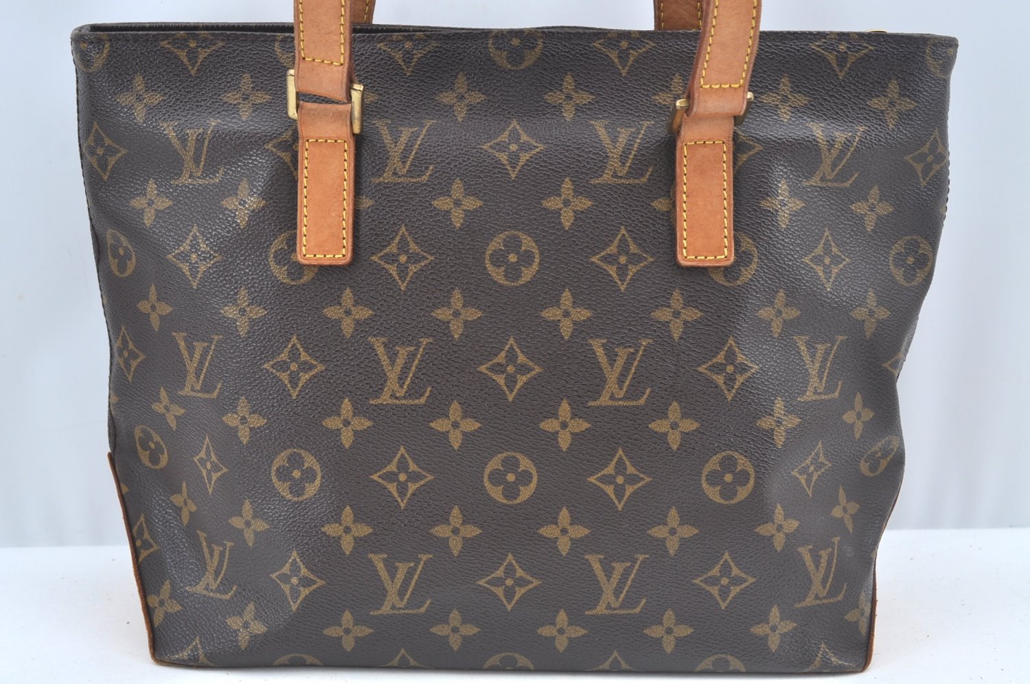 Authentic Louis Vuitton Monogram Cabas Piano Shoulder Tote Bag M51148 LV L0335