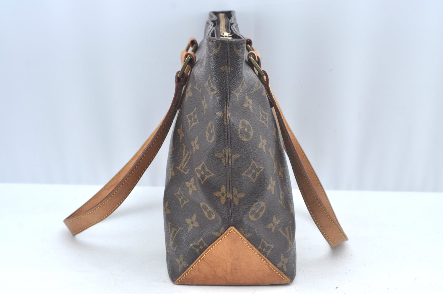 Authentic Louis Vuitton Monogram Cabas Piano Shoulder Tote Bag M51148 LV L0335