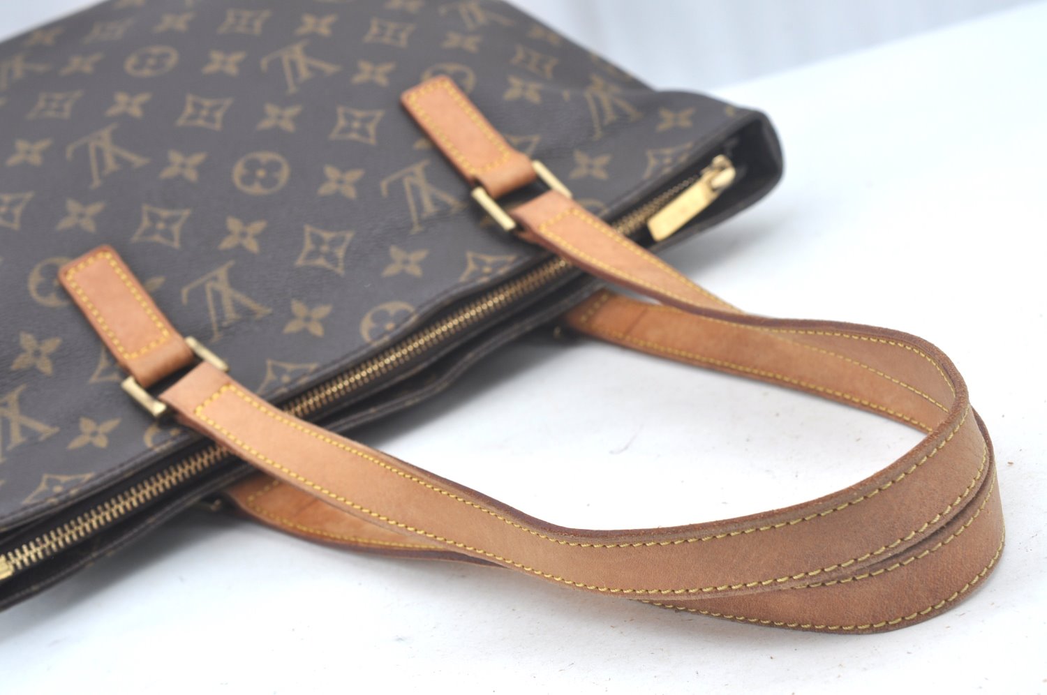 Authentic Louis Vuitton Monogram Cabas Piano Shoulder Tote Bag M51148 LV L0335