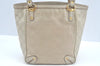 Authentic GUCCI Guccissima Shoulder Tote Bag GG Leather 161129 White L0336