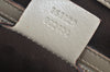 Authentic GUCCI Guccissima Shoulder Tote Bag GG Leather 161129 White L0336