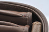 Authentic GUCCI Shoulder Cross Body Bag Purse GG Leather Brown L0337
