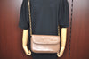 Authentic GUCCI Shoulder Cross Body Bag Purse GG Leather Brown L0337