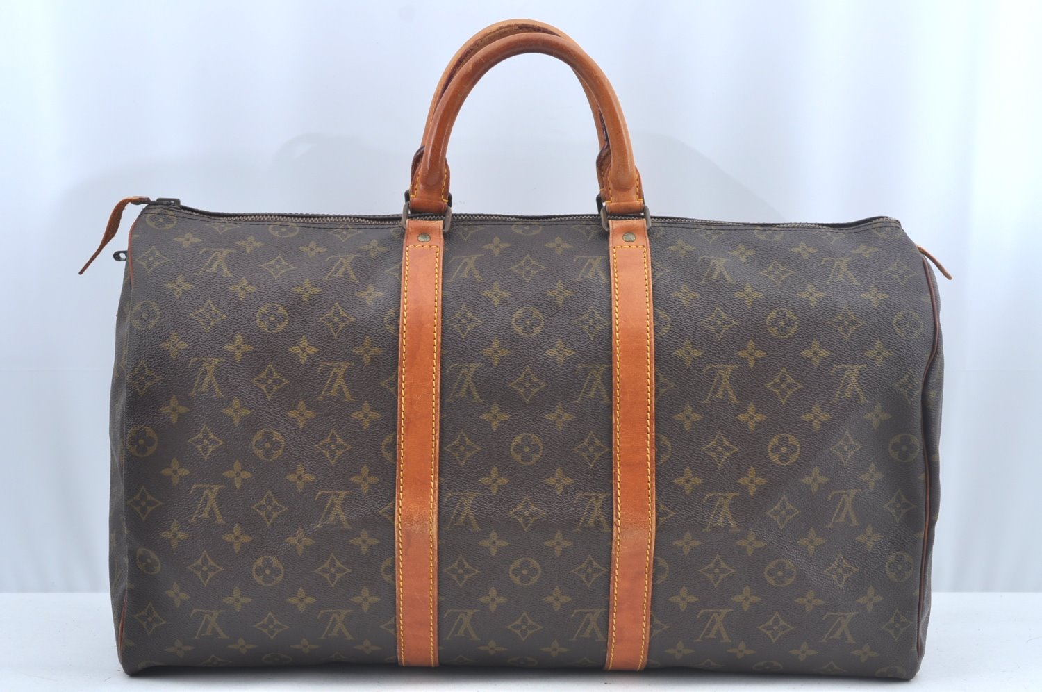 Authentic Louis Vuitton Monogram Keepall 50 Travel Boston Bag Old Model LV L0338