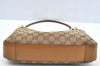 Authentic GUCCI Shoulder Bag Purse GG Canvas Leather 0013812 Brown L0339
