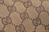 Authentic GUCCI Shoulder Bag Purse GG Canvas Leather 0013812 Brown L0339