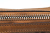 Authentic GUCCI Shoulder Bag Purse GG Canvas Leather 0013812 Brown L0339