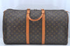 Authentic Louis Vuitton Monogram Keepall Bandouliere 55 M41414 Boston Bag L0342