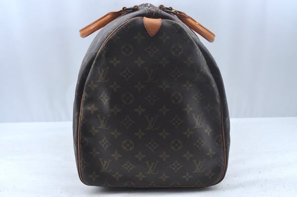 Authentic Louis Vuitton Monogram Keepall Bandouliere 55 M41414 Boston Bag L0342