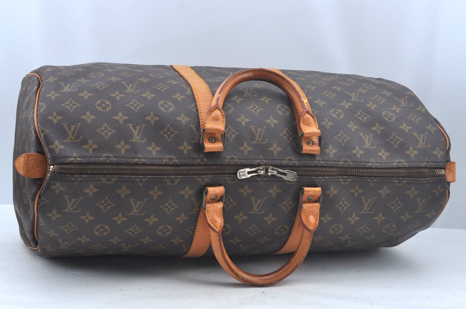 Authentic Louis Vuitton Monogram Keepall Bandouliere 55 M41414 Boston Bag L0342