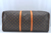 Authentic Louis Vuitton Monogram Keepall Bandouliere 55 M41414 Boston Bag L0342