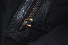 Auth GUCCI New Jackie Shoulder Hand Bag GG Canvas Leather 120888 Black L0343