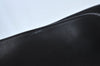 Authentic GUCCI Bamboo Shoulder Bag Leather Black L0344
