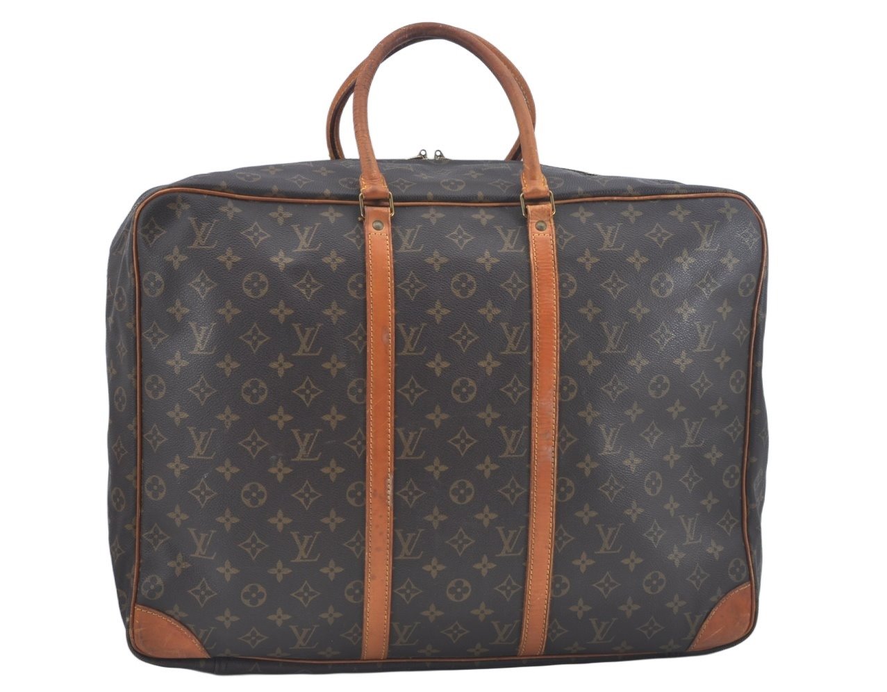 Authentic Louis Vuitton Monogram Sirius 50 Travel Boston Bag M41406 LV L0345