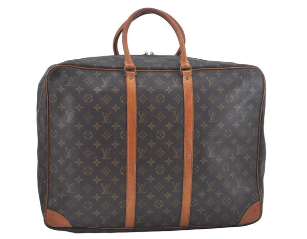 Authentic Louis Vuitton Monogram Sirius 50 Travel Boston Bag M41406 LV L0345