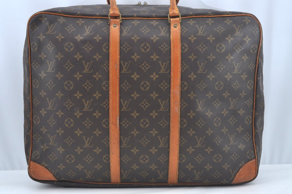 Authentic Louis Vuitton Monogram Sirius 50 Travel Boston Bag M41406 LV L0345