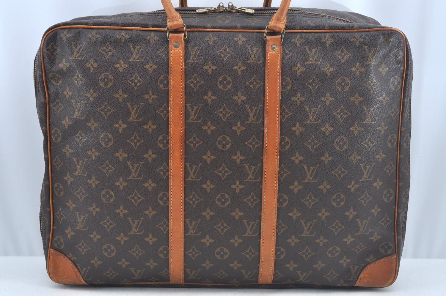 Authentic Louis Vuitton Monogram Sirius 50 Travel Boston Bag M41406 LV L0345