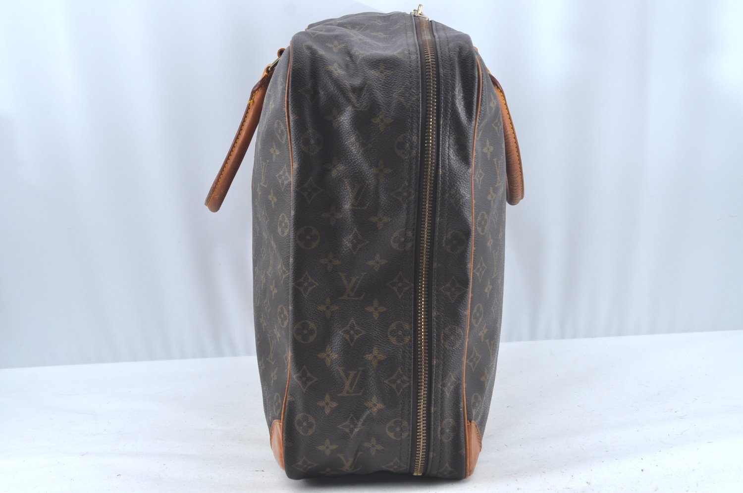 Authentic Louis Vuitton Monogram Sirius 50 Travel Boston Bag M41406 LV L0345