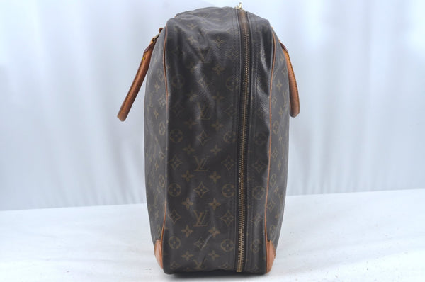 Authentic Louis Vuitton Monogram Sirius 50 Travel Boston Bag M41406 LV L0345